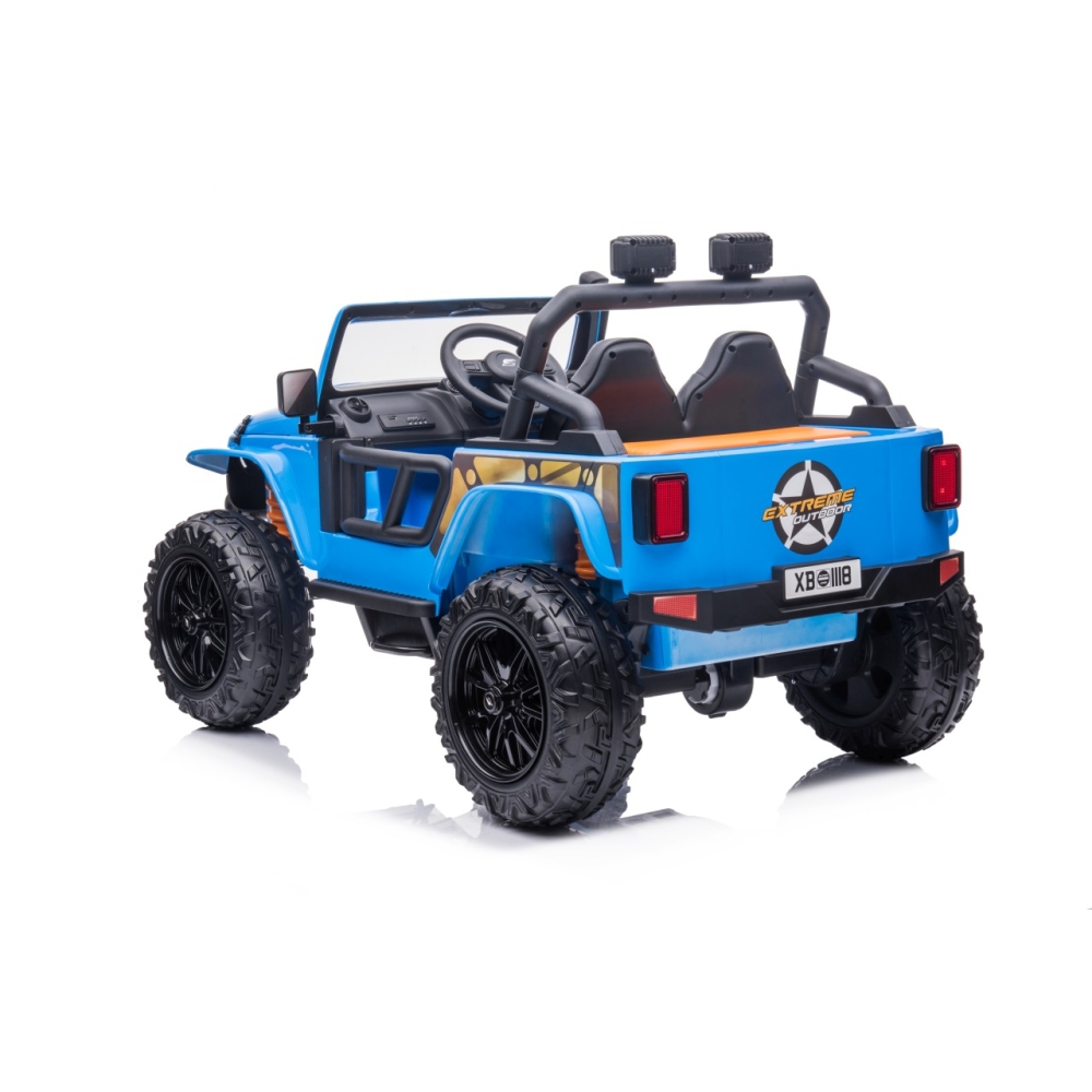 Elektromobilis Jeep Monster, Blue-Elektromobiliai vaikams, Visureigiai-e-vaikas