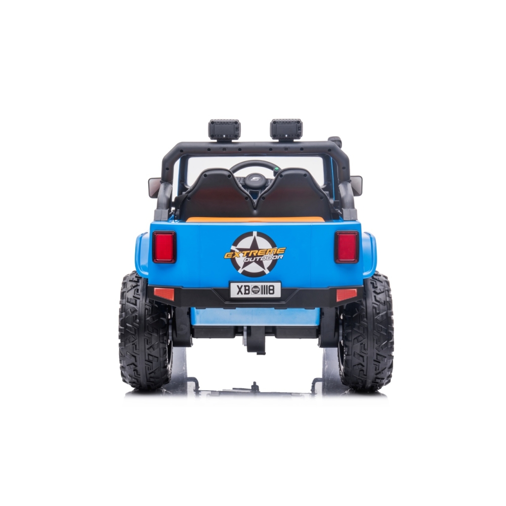Elektromobilis Jeep Monster, Blue-Elektromobiliai vaikams, Visureigiai-e-vaikas