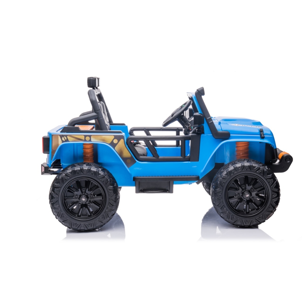 Elektromobilis Jeep Monster, Blue-Elektromobiliai vaikams, Visureigiai-e-vaikas