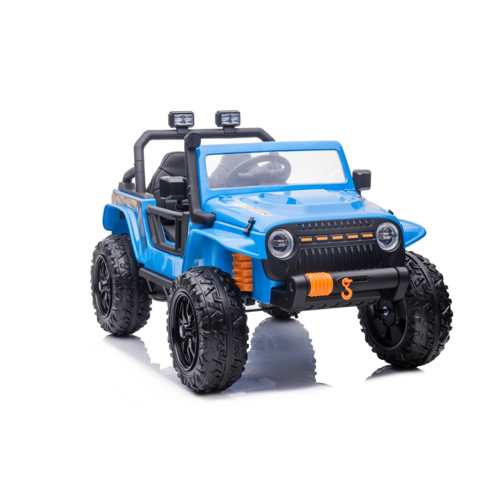 Elektromobilis Jeep Monster, Blue-Elektromobiliai vaikams, Visureigiai-e-vaikas
