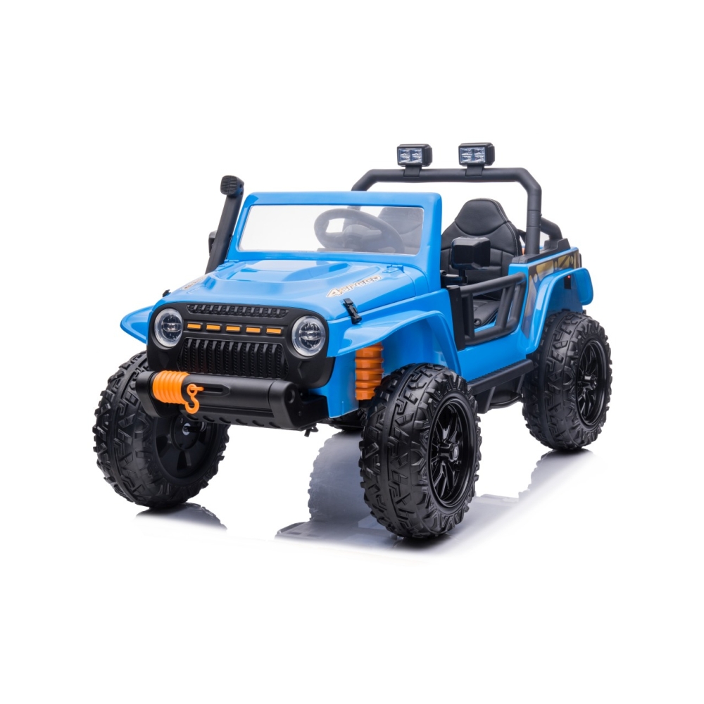 Elektromobilis Jeep Monster, Blue-Elektromobiliai vaikams, Visureigiai-e-vaikas
