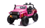 Elektromobilis Jeep Monster, Pink-Elektromobiliai vaikams, Visureigiai-e-vaikas