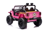 Elektromobilis Jeep Monster, Pink-Elektromobiliai vaikams, Visureigiai-e-vaikas