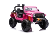 Elektromobilis Jeep Monster, Pink-Elektromobiliai vaikams, Visureigiai-e-vaikas