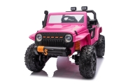 Elektromobilis Jeep Monster, Pink-Elektromobiliai vaikams, Visureigiai-e-vaikas