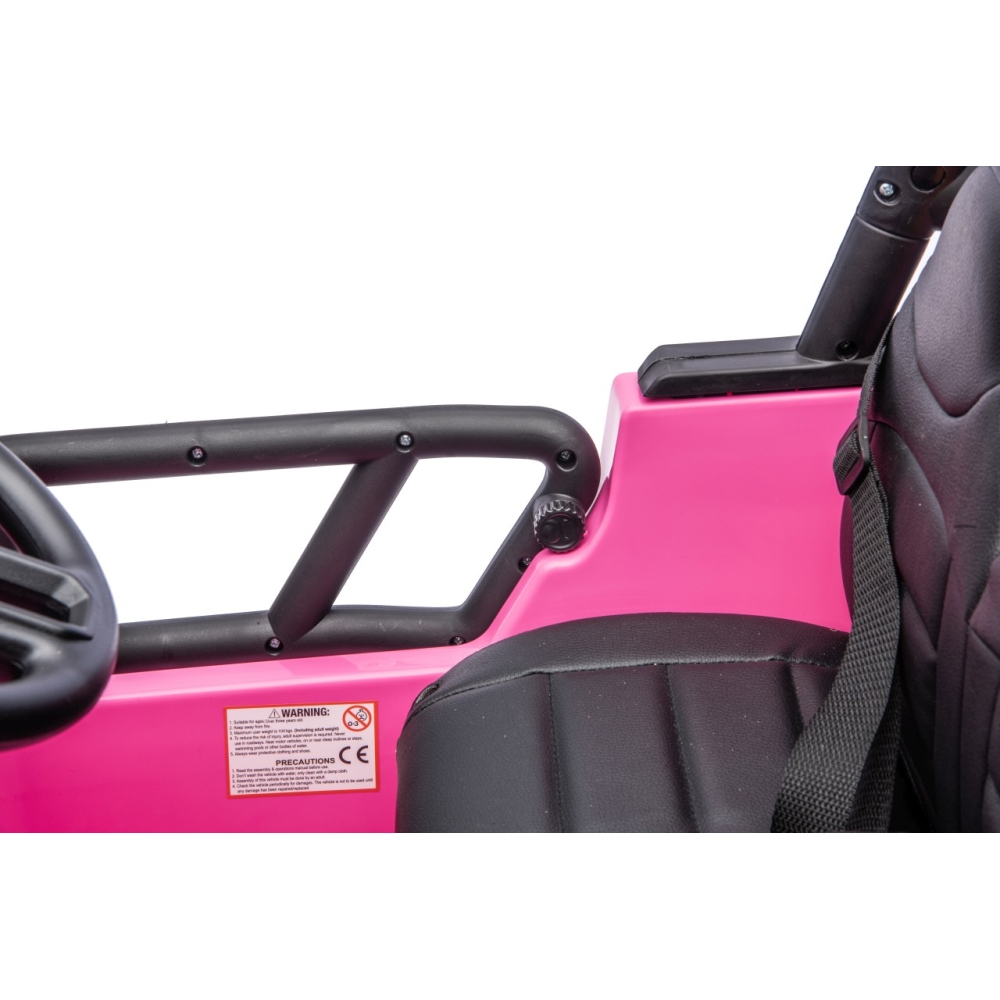 Elektromobilis Jeep Monster, Pink-Elektromobiliai vaikams, Visureigiai-e-vaikas