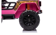 Elektromobilis Jeep Monster, Pink-Elektromobiliai vaikams, Visureigiai-e-vaikas