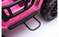 Elektromobilis Jeep Monster, Pink-Elektromobiliai vaikams, Visureigiai-e-vaikas