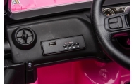 Elektromobilis Jeep Monster, Pink-Elektromobiliai vaikams, Visureigiai-e-vaikas