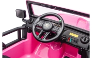 Elektromobilis Jeep Monster, Pink-Elektromobiliai vaikams, Visureigiai-e-vaikas