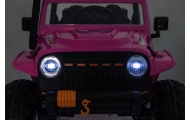 Elektromobilis Jeep Monster, Pink-Elektromobiliai vaikams, Visureigiai-e-vaikas
