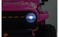 Elektromobilis Jeep Monster, Pink-Elektromobiliai vaikams, Visureigiai-e-vaikas