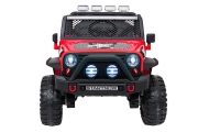 Elektromobilis Jeep BEAST 4x4, Red-Elektromobiliai vaikams, Visureigiai-e-vaikas