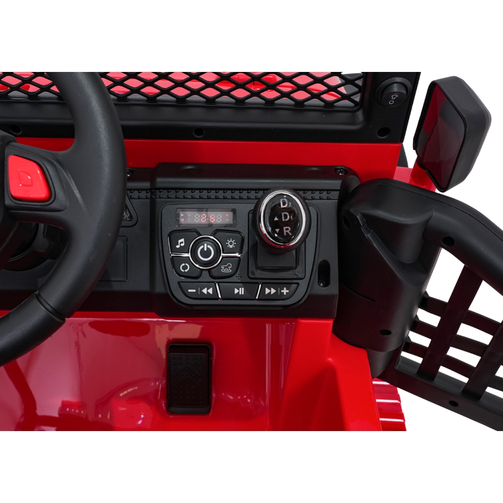 Elektromobilis Jeep BEAST 4x4, Red-Elektromobiliai vaikams, Visureigiai-e-vaikas