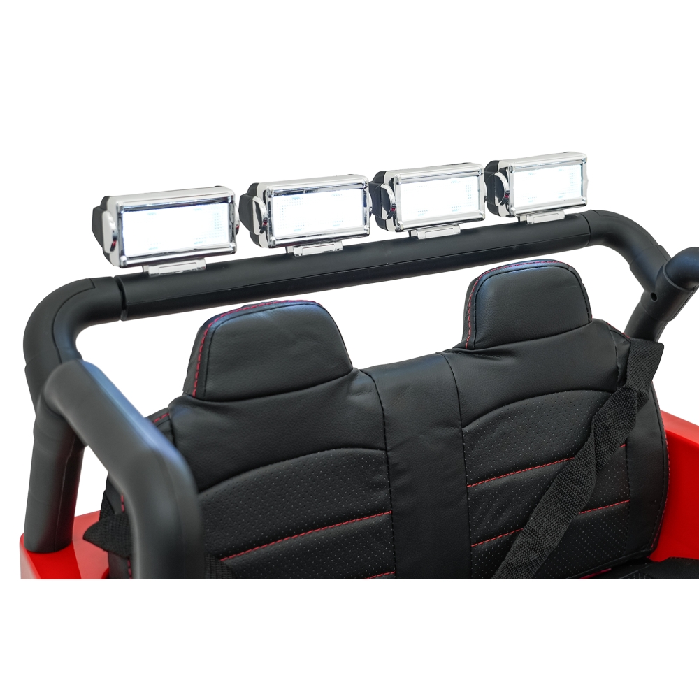Elektromobilis Jeep BEAST 4x4, Red-Elektromobiliai vaikams, Visureigiai-e-vaikas