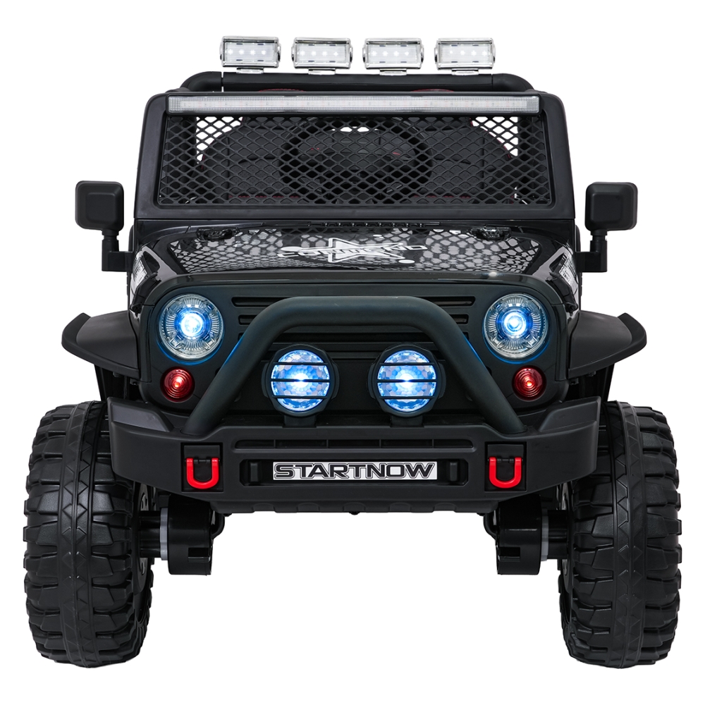 Elektromobilis Jeep BEAST 4x4, Black-Elektromobiliai vaikams, Visureigiai-e-vaikas
