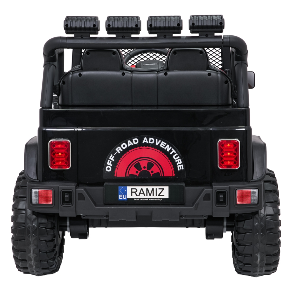 Elektromobilis Jeep BEAST 4x4, Black-Elektromobiliai vaikams, Visureigiai-e-vaikas