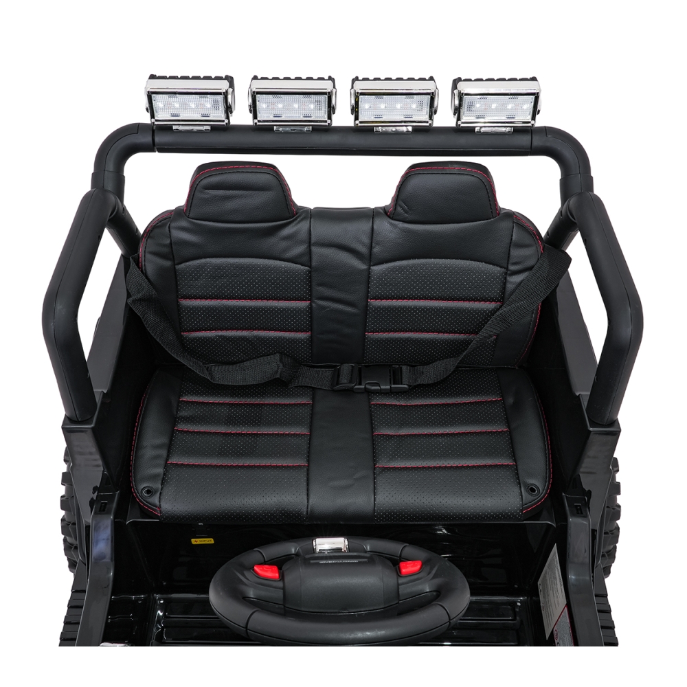 Elektromobilis Jeep BEAST 4x4, Black-Elektromobiliai vaikams, Visureigiai-e-vaikas