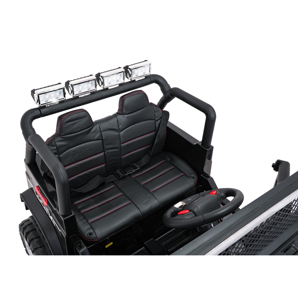 Elektromobilis Jeep BEAST 4x4, Black-Elektromobiliai vaikams, Visureigiai-e-vaikas