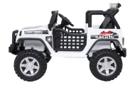 Elektromobilis Jeep BEAST 4x4, White-Elektromobiliai vaikams, Visureigiai-e-vaikas