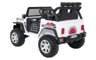Elektromobilis Jeep BEAST 4x4, White-Elektromobiliai vaikams, Visureigiai-e-vaikas