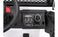 Elektromobilis Jeep BEAST 4x4, White-Elektromobiliai vaikams, Visureigiai-e-vaikas