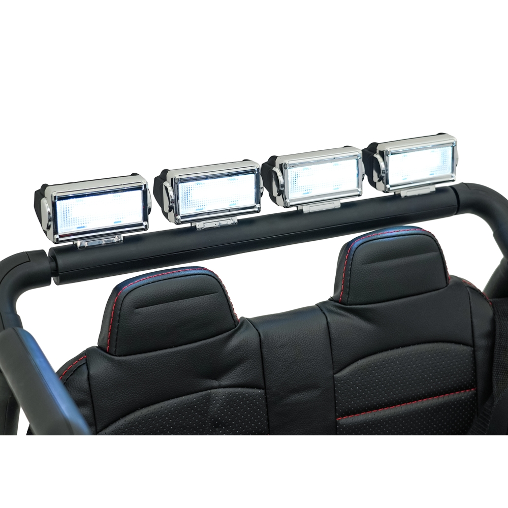 Elektromobilis Jeep BEAST 4x4, White-Elektromobiliai vaikams, Visureigiai-e-vaikas