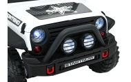 Elektromobilis Jeep BEAST 4x4, White-Elektromobiliai vaikams, Visureigiai-e-vaikas
