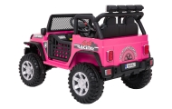 Elektromobilis Jeep BEAST 4x4, Pink-Elektromobiliai vaikams, Visureigiai-e-vaikas