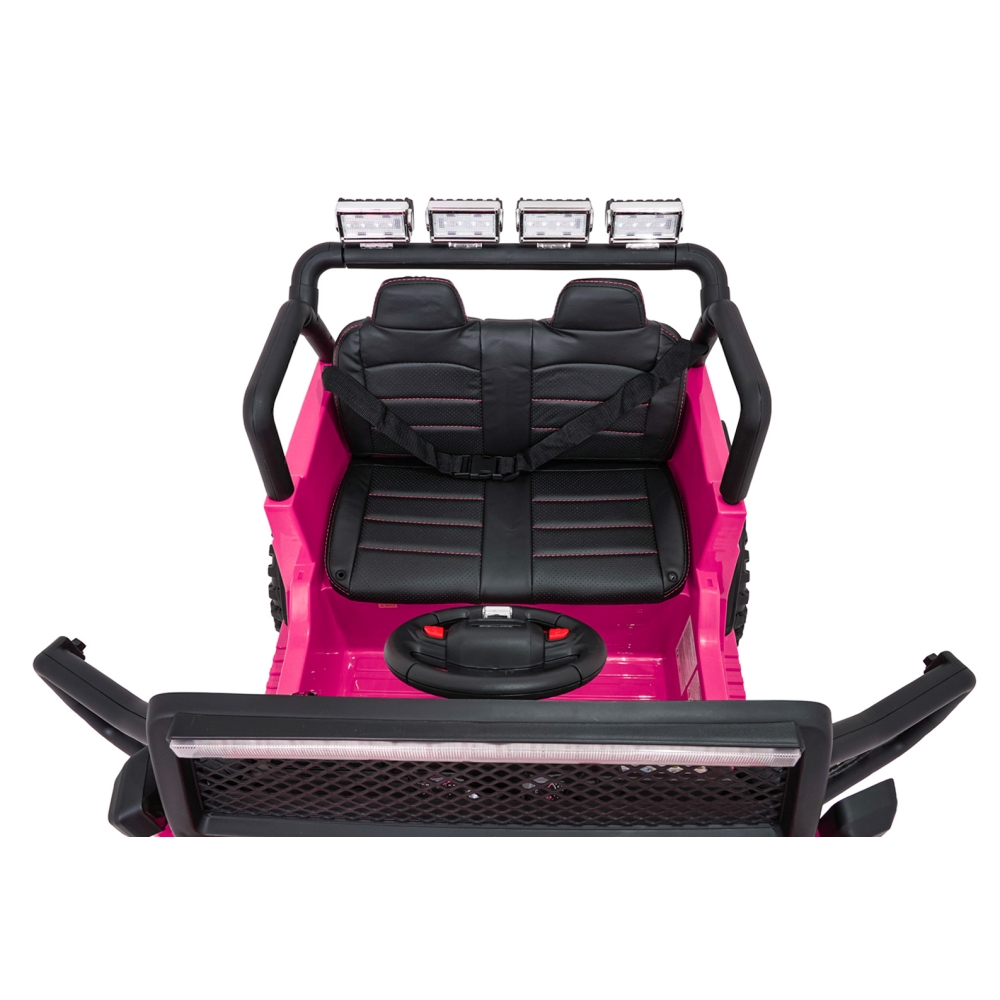Elektromobilis Jeep BEAST 4x4, Pink-Elektromobiliai vaikams, Visureigiai-e-vaikas