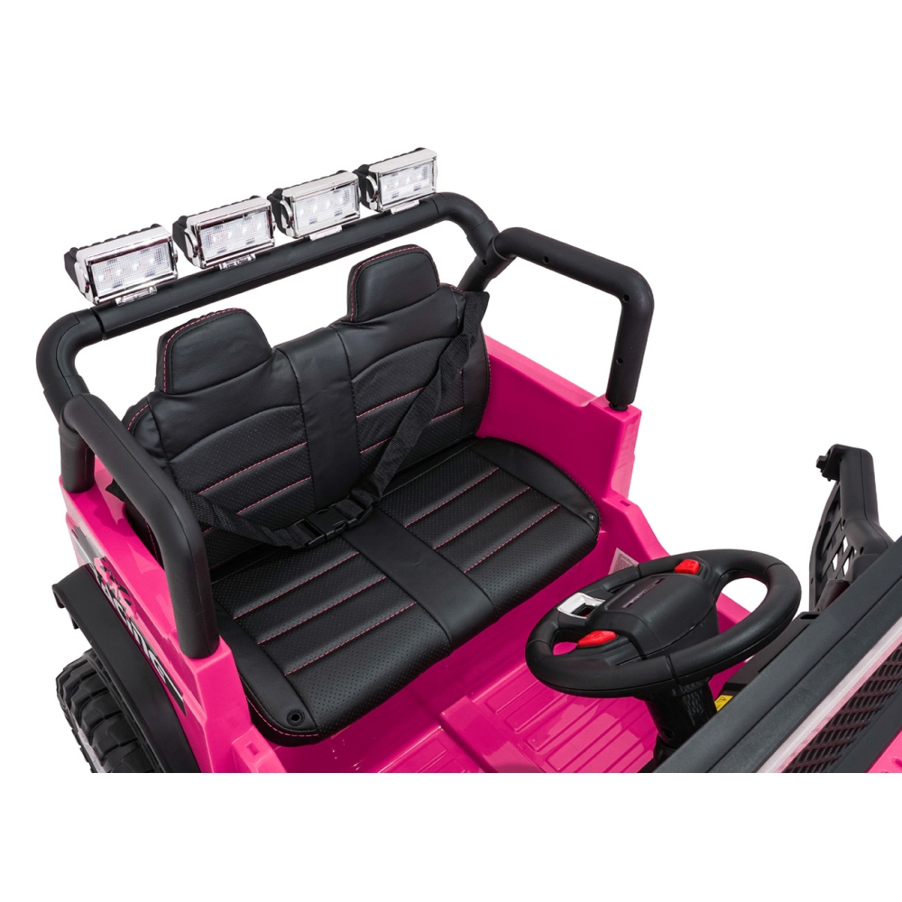Elektromobilis Jeep BEAST 4x4, Pink-Elektromobiliai vaikams, Visureigiai-e-vaikas