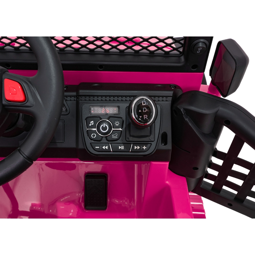 Elektromobilis Jeep BEAST 4x4, Pink-Elektromobiliai vaikams, Visureigiai-e-vaikas