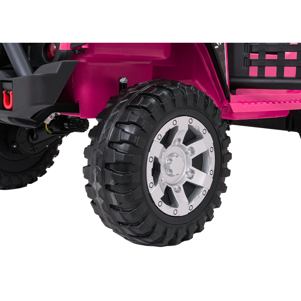 Elektromobilis Jeep BEAST 4x4, Pink-Elektromobiliai vaikams, Visureigiai-e-vaikas