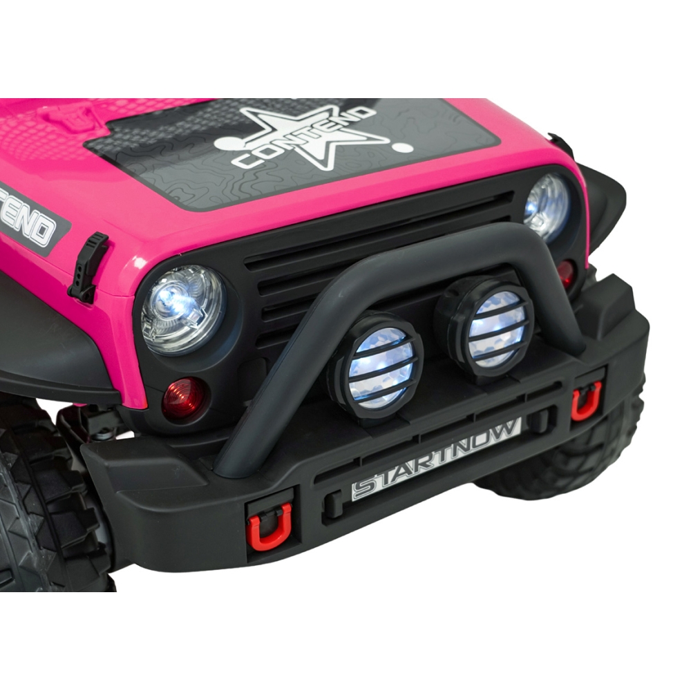 Elektromobilis Jeep BEAST 4x4, Pink-Elektromobiliai vaikams, Visureigiai-e-vaikas