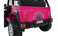 Elektromobilis Jeep BEAST 4x4, Pink-Elektromobiliai vaikams, Visureigiai-e-vaikas