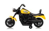 Elektrinis motociklas Motor STAR, Yellow-Elektromobiliai vaikams, Motociklai-e-vaikas