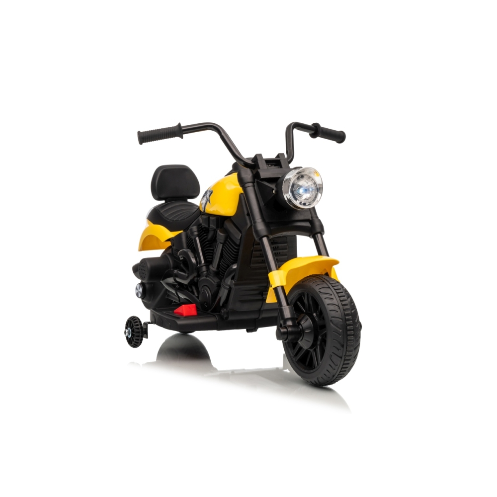 Elektrinis motociklas Motor STAR, Yellow-Elektromobiliai vaikams, Motociklai-e-vaikas