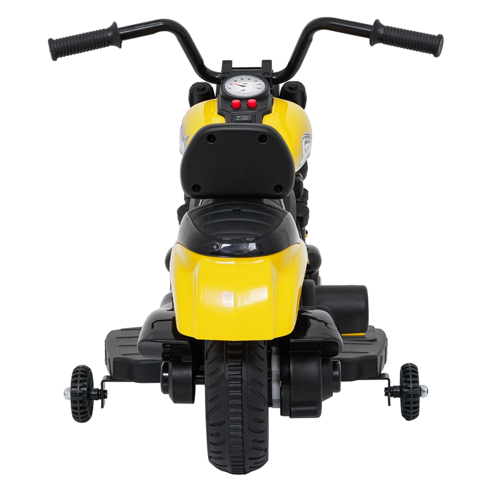 Elektrinis motociklas Motor STAR, Yellow-Elektromobiliai vaikams, Motociklai-e-vaikas