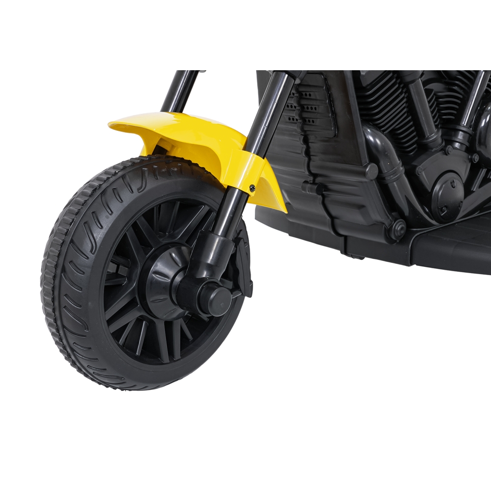 Elektrinis motociklas Motor STAR, Yellow-Elektromobiliai vaikams, Motociklai-e-vaikas