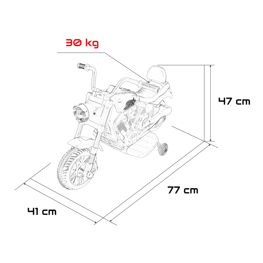Elektrinis motociklas Motor STAR, Yellow-Elektromobiliai vaikams, Motociklai-e-vaikas