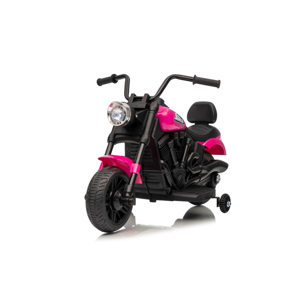 Elektrinis motociklas Motor STAR, Pink-Elektromobiliai vaikams, Motociklai-e-vaikas