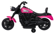 Elektrinis motociklas Motor STAR, Pink-Elektromobiliai vaikams, Motociklai-e-vaikas