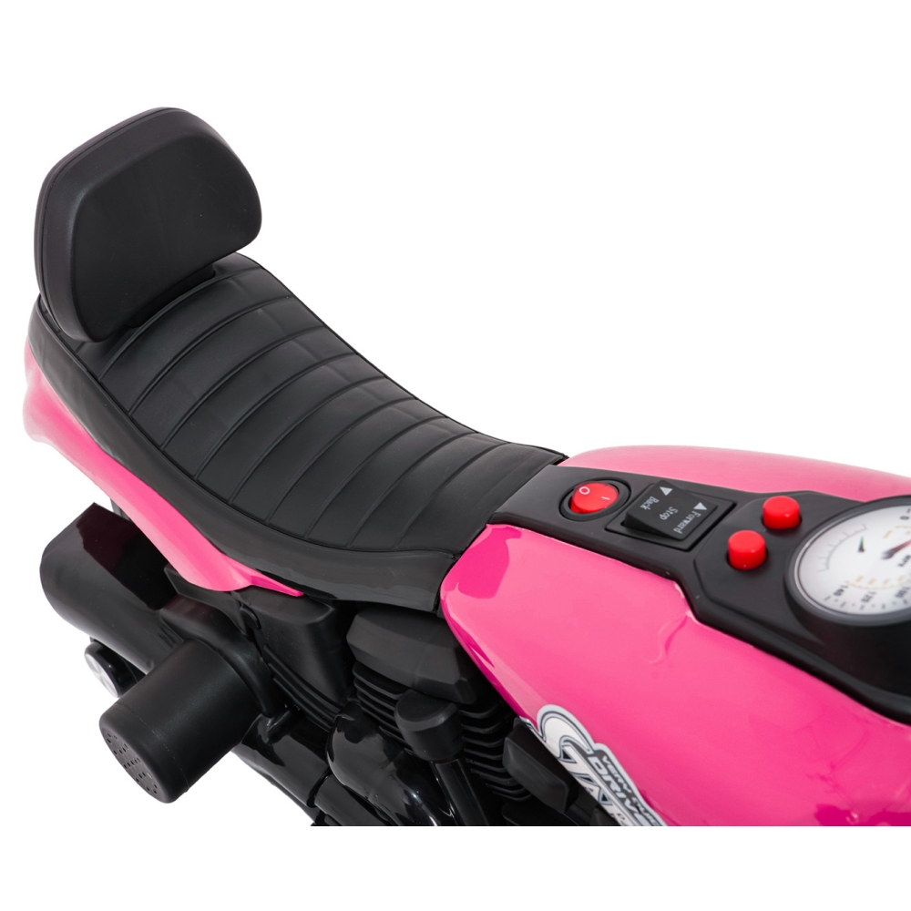 Elektrinis motociklas Motor STAR, Pink-Elektromobiliai vaikams, Motociklai-e-vaikas