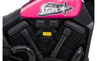 Elektrinis motociklas Motor STAR, Pink-Elektromobiliai vaikams, Motociklai-e-vaikas