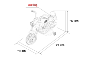 Pojazd Motor STAR Różowy