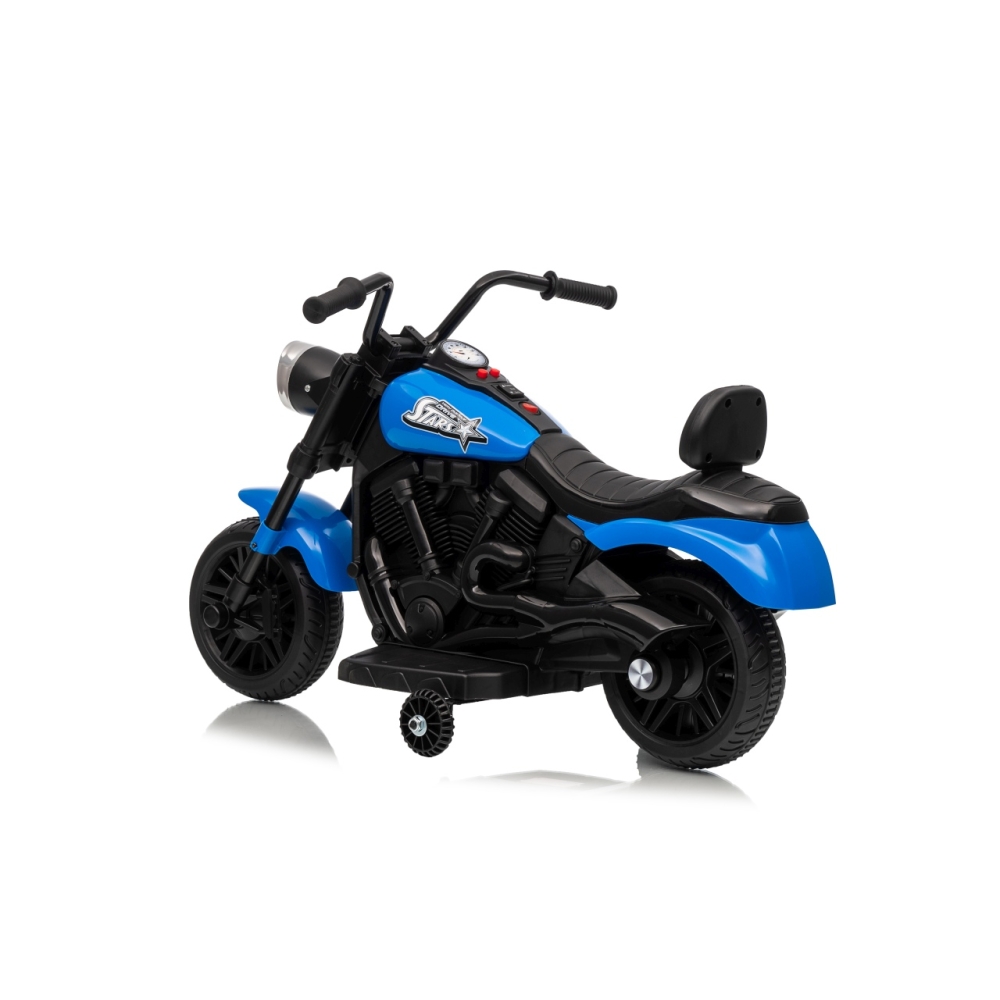 Elektrinis motociklas Motor STAR, Blue-Elektromobiliai vaikams, Motociklai-e-vaikas