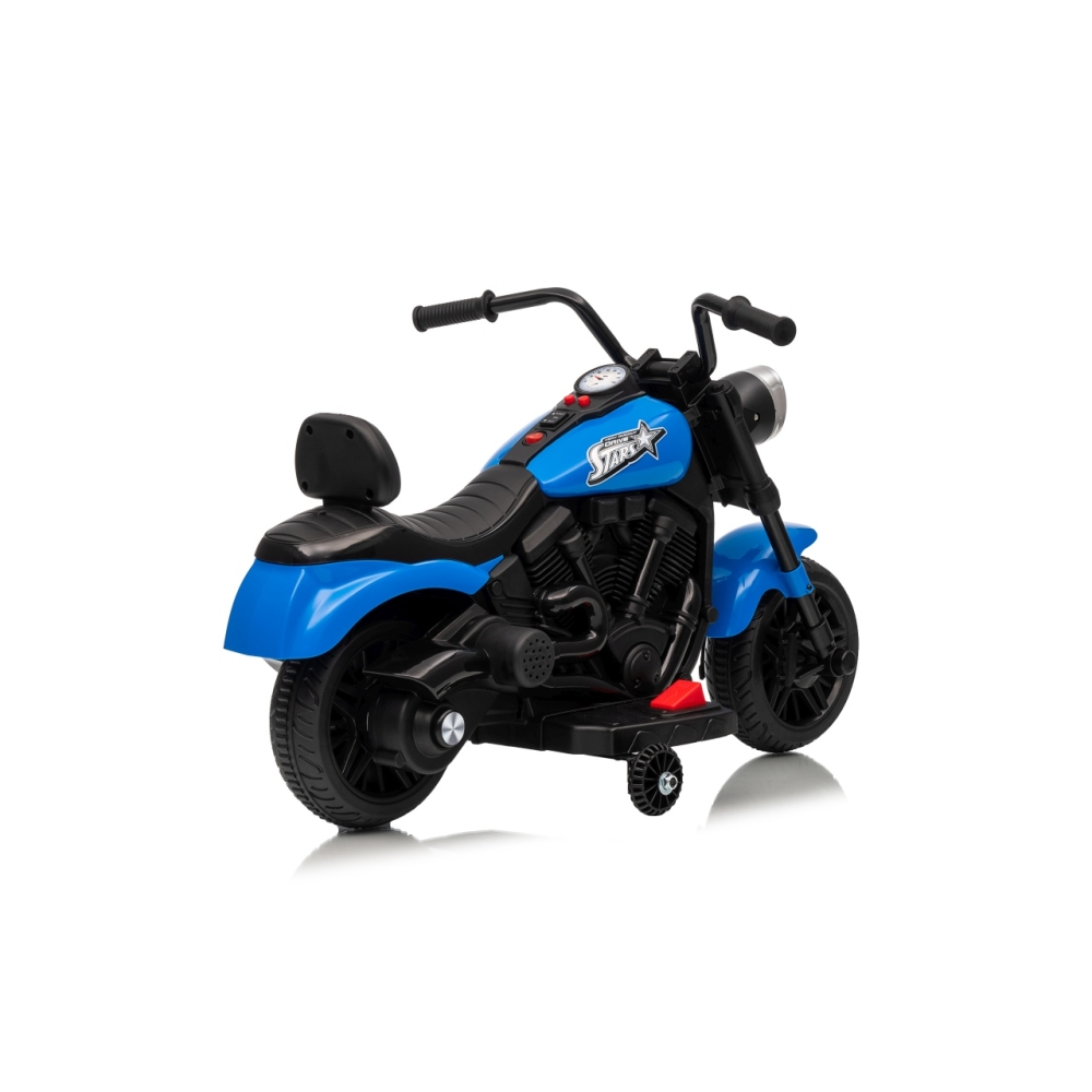 Elektrinis motociklas Motor STAR, Blue-Elektromobiliai vaikams, Motociklai-e-vaikas