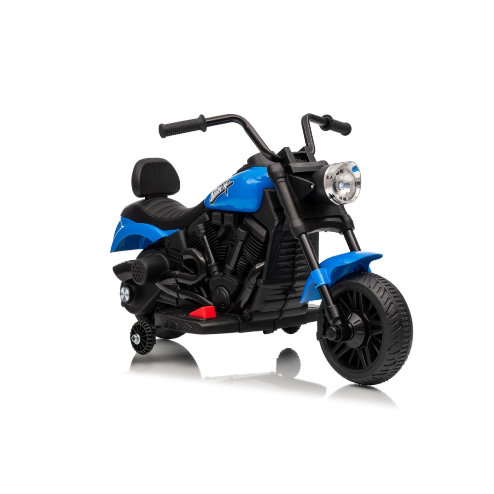 Elektrinis motociklas Motor STAR, Blue-Elektromobiliai vaikams, Motociklai-e-vaikas