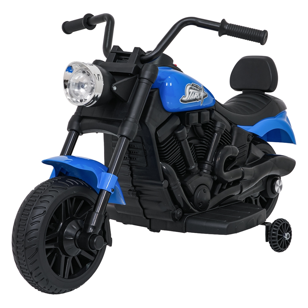 Elektrinis motociklas Motor STAR, Blue-Elektromobiliai vaikams, Motociklai-e-vaikas