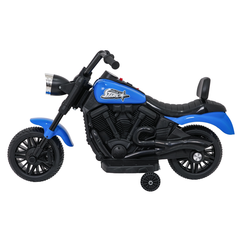 Elektrinis motociklas Motor STAR, Blue-Elektromobiliai vaikams, Motociklai-e-vaikas